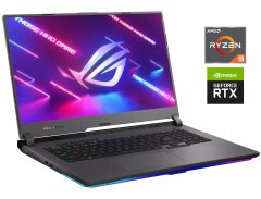 Ігровий ноутбук Asus ROG Strix G713QR / 17.3&rdquo; (1920x1080) IPS / AMD Ryzen 9 5900HX (8 (16) ядер по 3.3 - 4.6 GHz) / 16 GB DDR4 / 512 GB SSD / nVidia GeForce RTX 3070, 8 GB GDDR6, 256-bit