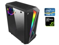 Игровой ПК 1stPlayer R5-3R1 Tower / Intel Core i5-6600 (4 ядра по 3.3 - 3.9 GHz) / 16 GB DDR4 / 240 GB SSD + 500 HDD / nVidia GeForce GTX 1060, 6 GB GDDR5, 192-bit / 500W