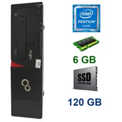 Fujitsu E720 Desktop / Intel Pentium G3420 (2 ядра по 3.20GHz) / 6 GB DDR3 / 120 GB SSD NEW / ATI Radeon HD 7570 1 GB GDDR5