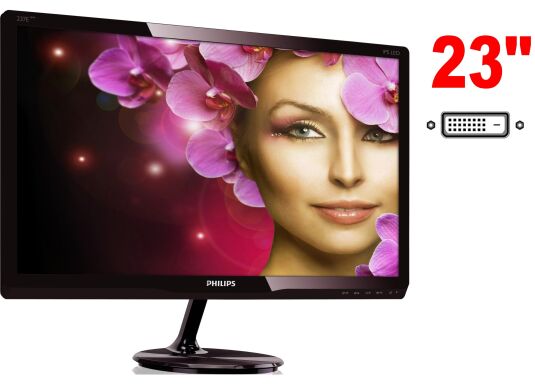 Монитор Philips E-line 237E4QSD / 23" (1920x1080) IPS / VGA, DVI Монитор Philips E-line 237E4QSD / 23" (1920x1080) IPS / VGA, DVI