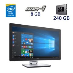 Моноблок Dell Inspiron 24-7459 AIO / 24" (1920x1080) Touch TN LED / Intel Core i5-6300HQ (4 ядра по 2.3 - 3.2 GHz) / 8 GB DDR4 / 240 GB SSD / WebCam / Intel HD Graphics 530