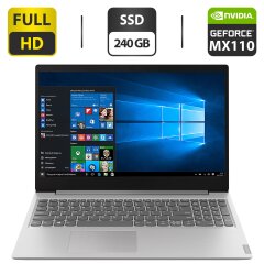 Ноутбук Б-клас Lenovo IdeaPad S145-15IWLС / 15.6" (1920x1080) TN / Intel Pentium Gold 5405U (2 (4) ядра по 2.3 GHz) / 8 GB DDR4 / 240 GB SSD / nVidia GeForce MX110, 2 GB GDDR5, 64-bit / WebCam / HDMI