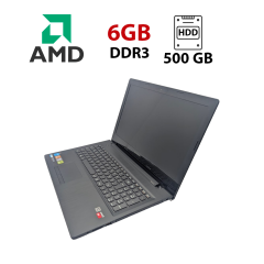 Ноутбук Lenovo G50-45 / 15.6" (1366x768) TN / AMD A6-6310 (4 ядра по 1.8 - 2.4 GHz) / 6 GB DDR3 / 500 GB HDD / AMD Radeon R4 Graphics / WebCam