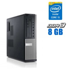 ПК Б-класс Dell OptiPlex 7010 DT / Intel Core i5-3550S (4 ядра 3.0 - 3.7 GHz) / 8 GB DDR3 / 500 GB HDD / Intel HD Graphics 2500 / DVD-RW 