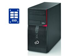 ПК Fujitsu Esprimo P556 Tower / Intel Core i3-6100 (2 (4) ядра по 3.7 GHz) / 4 GB DDR4 / 120 GB SSD / Intel HD Graphics 530 / DVD-ROM / Win 10