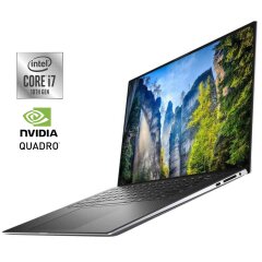 Мобильная рабочая станция Б-класс Dell Precision 5550 / 15.6" (1920x1200) IPS / Intel Core i7-10750H (6 (12) ядра по 2.6 - 5.0 GHz) / 16 GB DDR4 / 512 GB SSD NVMe / nVidia Quadro T2000 Max-Q, 4 GB GDDR5, 128-bit / WebCam