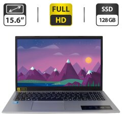 Ультрабук Б-класс Acer Aspire 1 A115-32-C28P / 15.6" (1920x1080) TN / Intel Celeron N4500 (2 ядра по 1.1 - 2.8 GHz) / 4 GB DDR4 / 128 GB SSD / Intel UHD Graphics / WebCam / HDMI