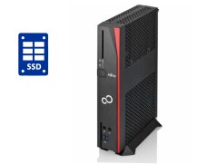 Неттоп Fujitsu Futro S740 USFF / Intel Celeron J4105 (4 ядра по 1.5 GHz) / 4 GB DDR4 / 32 GB SSD / Intel UHD 600 
