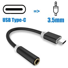 Переходник с USB Type-C на 3.5MM audiojack