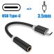 Перехідник с USB Type-C на 3.5MM audiojack купити