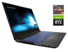 Игровой ноутбук Medion Erazer Gaming Crawler E25 / 15.6" (1920x1080) IPS / AMD Ryzen 5 5600H (6 (12) ядер по 3.3 - 4.2 GHz) / 16 GB DDR4 / 1000 GB SSD / nVidia GeForce RTX 3050 Ti, 4 GB GDDR6, 128-bit / WebCam / Win 10
