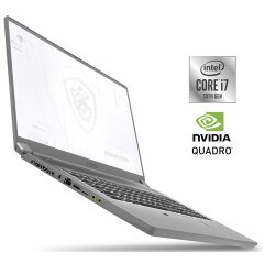 Мобильная рабочая станция Б-класс MSI WS75 10TK / 17.3" (1920x1080) IPS / Intel Core i7-10875H (8 (16) ядер по 2.3 - 5.1 GHz) / 32 GB DDR4 / 1000 GB SSD NVMe / nVidia Quadro RTX 3000, 6 GB GDDR6, 192-bit / WebCam