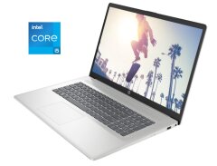 Ноутбук HP 17-cn300-aa1y8 / 17.3" (1600x900) TN / Intel Core i5-1334U (10 (12) ядер по 3.4 - 4.6 GHz) / 8 GB DDR4 / 256 GB SSD / Intel Iris Xe Graphics / WebCam / Win 11 Home