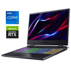Игровой ноутбук Б-класс Acer Nitro 5 AN515-58 / 15.6" (1920x1080) IPS / Intel Core i7-12700H (14 (20) ядер по 3.5&nbsp;- 4.7&nbsp;GHz) / 16 GB DDR4 / 1000 GB SSD NVMe / nVidia GeForce RTX 3060, 6 GB GDDR6, 192-bit / WebCam