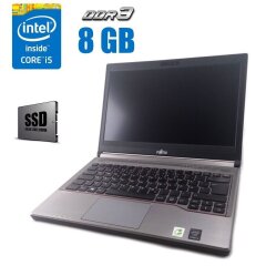 Ноутбук Fujitsu LifeBook E734 / 13.3" (1366x768) TN / Intel Core i5-4200M (2 (4) ядра по 2.5 - 3.1GHz) / 8 GB DDR3 / 480 GB SSD / Intel HD Graphics 4600 / WebCam / 3G
