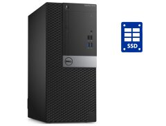 ПК Dell OptiPlex 3040 Tower / Intel Core i3-6100 (2 (4) ядра по 3.7 GHz) / 8 GB DDR3 / 240 GB SSD + 500 GB HDD / Intel HD Graphics 530 / DVD-RW + USB-флешка 64 GB