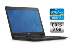 Ноутбук Б-класс Dell Latitude E7440 / 14" (1920x1080) IPS / Intel Core i7-4600U (2 (4) ядра по 2.1 - 3.3 GHz) / 8 GB DDR3 / 240 GB SSD / Intel HD Graphics 4400 / WebCam / Windows 10