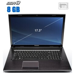 Ноутбук Б-клас Lenovo G770 / 17.3" (1600x900) TN / Intel Core i3-2330M (2 (4) ядра по 2.2 GHz) / 8 GB DDR3 / 1000 GB HDD / Intel HD Graphics 3000 / WebCam