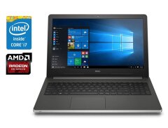 Игровой ноутбук Б-класс Dell Inspiron 5559 / 15.6" (1920x1080) IPS Touch / Intel Core i7-6500U (2 (4) ядра по 2.5 - 3.1 GHz) / 16 GB DDR4 / 240 GB SSD / AMD Radeon R5 M335, 4 GB DDR3, 64-bit / WebCam