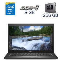 Ультрабук Б-клас Dell Latitude 7490 / 14" (1920x1080) IPS / Intel Core i5-8350U (4 (8) ядра по 1.7 - 3.6 GHz) / 8 GB DDR4 / 256 GB SSD / Intel UHD Graphics 620 / WebCam + Бездротова мишка