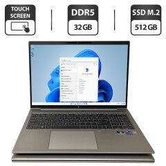 Мобильная рабочая станция HP ZBook Firefly 16 G9 / 16" (1920x1200) IPS Touch / Intel Core i7-1260P (12 (16) ядер по 3.4 - 4.7 GHz) / 32 GB DDR5 / 512 GB SSD M.2 / Intel Iris Xe Graphics / WebCam / Fingerprint