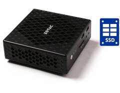 Неттоп Zotac ZBOX CI520 nano USFF / Intel Core i3-4020Y (2 (4) ядра по 1.5 GHz) / 4 GB DDR3 / 64 GB SSD / Intel HD Graphics 4200