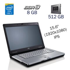 Робоча станція Fujitsu Celsius H710 / 15.6" (1920х1080) IPS / Intel Core i7-2720QM (4 (8) ядра по 2.2 - 3.3 GHz) / 8 GB DDR3 / 512 GB SSD / nVidia Quadro 1000M, 2 GB DDR3, 128-bit / WebCam / Windows 10 PRO Lic