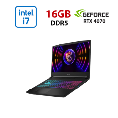 Игровой ноутбук MSI Katana 15 B12VGK-018NEU / 15.6" (1920x1080) IPS / Intel Core i7-12650H (10 (16) ядер по 3.5 - 4.7 GHz) / 16 GB DDR5 / 480 GB SSD NVMe / nVidia GeForce RTX 4070, 8 GB GDDR6, 128-bit / WebCam