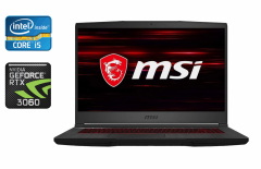 Игровой ноутбук MSI MS-16W2 / 15.6" (1920x1080) IPS / Intel Core i5-10500H (6 (12) ядер по 2.5 - 4.5 GHz) / 16 GB DDR4 / 1000 GB SSD / nVidia GeForce RTX 3060, 6 GB GDDR6, 192-bit / WebCam / WebCam / Windows 10