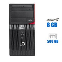 Компьютер Fujitsu ESPRIMO P557 E85+ Tower / Intel Core i3-7100 (2 (4) ядра по 3.9 GHz) / 8 GB DDR4 / 500 GB HDD / Intel HD Graphics 630 / USB 3.0 / DVI, DisplayPort 