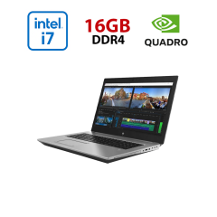 Мобильная рабочая станция HP zBook 17 G5 / 17.3" (1920x1080) IPS / Intel Core i7-8850H (6 (12) ядра по 2.6 - 4.3 GHz) / 16 GB DDR4 / 256 GB SSD + 1000 GB HDD / nVidia Quadro P2000, 4 GB GDDR5, 128-bit / NoWebCam
