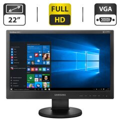 Монитор Б-класс Samsung SyncMaster 2243SN (DF5) / 22" (1920x1080) TN / VGA + Кабели в комплекте