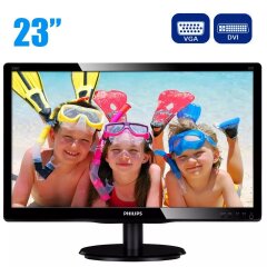 Монитор Philips V-line 236V4L / 23" (1920x1080) TN / VGA, DVI + Кабель питания
