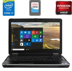 Ноутбук Б-класс Dell Latitude E6540 / 15.6" (1920x1080) TN / Intel Core i7-4810MQ (4 (8) ядра по 2.8 - 3.8 GHz) / 16 GB DDR3 / 256 GB SSD / AMD Radeon HD 8790M, 2 GB GDDR5, 128-bit / WebCam / DVD-RW / HDMI