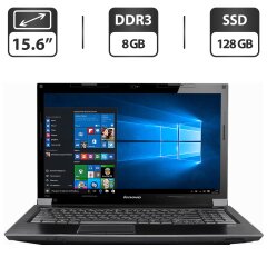 Ноутбук Lenovo IdeaPad V560 / 15.6" (1366x768) TN / Intel Core i5-480M (2 (4) ядра по 2.66 - 2.93 GHz) / 8 GB DDR3 / 128 GB SSD / nVidia GeForce 310M, 1 GB GDDR3, 64-bit / WebCam / DVD-ROM / VGA
