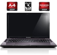 Ноутбук Lenovo IdeaPad Z575 / 15.6" (1366x768) TN / AMD A4-3300M (2 ядра по 1.9 - 2.5 GHz) / 4 GB DDR3 / 500 GB HDD / AMD Radeon 6600M and 6700M Series, 128-bit / WebCam / DVD-RW / HDMI