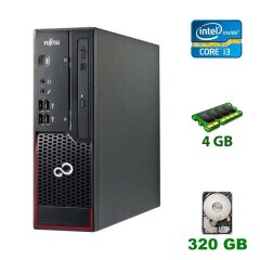 Системный блок Fujitsu Esprimo C710 SFF / Intel Core i3-3220 (2 (4) ядра по 3.3 GHz) / 4&nbsp;GB DDR3 / 320 GB HDD