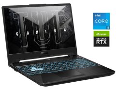 Ігровий ноутбук Asus TUF Gaming F15 FX506HC / 15.6" (1920x1080) IPS / Intel Core i5-11400H (6 (12) ядер по 4.5 GHz) / 8 GB DDR4 / 512 GB SSD / nVidia GeForce RTX 3050, 4 GB GDDR6, 128-bit / WebCam / Win 11 Home