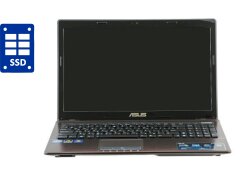 Ноутбук Asus K54C / 15.6" (1366x768) TN / Intel Core i3-2310M (2 (4) ядра по 2.1 GHz) / 8 GB DDR3 / 240 GB SSD / Intel HD Graphics 3000 / WebCam / DVD-ROM / Win 10 Pro