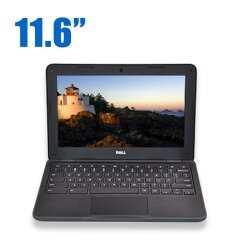 Нетбук Dell Latitude 3180 / 11.6" (1366x768) TN / Intel Pentium N4200 (4 ядра по 1.1 - 2.5 GHz) / 4 GB DDR3 / 128 GB SSD / Intel HD Graphics 505 / WebCam / Windows 10 