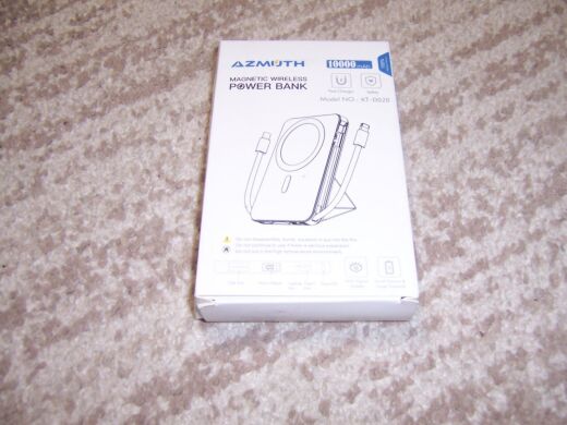 Новый Power Bank Azmuth KT-D020 / 10000 mAh / 20W / 5V/3A
