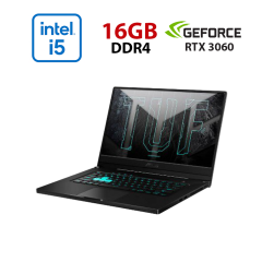 Игровой ноутбук Asus TUF Dash FX516PM-HN013T / 15.6" (1920x1080) IPS / Intel Core i5-11300H (4 (8) ядра по 3.1 - 4.4 GHz) / 16 GB DDR4 / 960 GB SSD / nVidia GeForce RTX 3060, 6 GB GDDR6, 192-bit