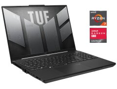 Ігровий ноутбук Asus TUF Gaming Advantage A16 FA617NS / 16" (1920x1200) IPS / AMD Ryzen 7 7735HS (8 (16) ядер по 3.2 - 4.75 GHz) / 16 GB DDR5 / 512 GB SSD / AMD Radeon RX 7600S, 8 GB GDDR6, 128-bit / WebCam