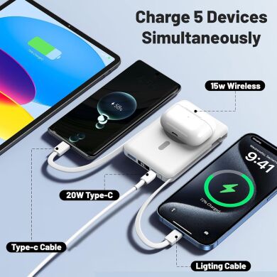 Новый Power Bank Azmuth KT-D020 / 10000 mAh / 20W / 5V/3A