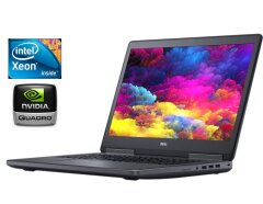 Мобильная рабочая станция Dell Precision 7720 / 17.3" (1920x1080) IPS / Intel Xeon E3-1505M v6 (4 (8) ядра по 3.0 - 4.0 GHz) / 32 GB DDR4 / 1000 GB SSD / nVidia Quadro P3000, 6 GB GDDR5, 192-bit / WebCam