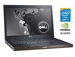 Мобильная рабочая станция Б-класс Dell Precision M6600 / 17.3" (1920x1080) IPS / Intel Core i7-2640M (2 (4) ядра по 2.8 - 3.5 GHz) / 16 GB DDR3 / 500 GB SSD + 500 GB HDD / nVidia Quadro K3000M, 2 GB GDDR5, 256-bit / WebCam / DVD-RW