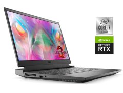 Игровой ноутбук Б-класс Dell G15 5510 / 15.6" (1920x1080) IPS / Intel Core i7-10870H (8 (16) ядер по 2.2 - 5.0 GHz) / 16 GB DDR4 / 512 GB SSD / nVidia GeForce RTX 3060, 6 GB GDDR6, 192-bit / WebCam