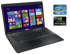 Игровой ноутбук Asus F751LDV-TY177H / 17.3" (1600x900) TN / Intel Core i5-4210U (2 (4) ядра по 1.7 - 2.7 GHz) / 8 GB DDR3 / 500 GB HDD / nVidia GeForce 820M, 2 GB DDR3, 64-bit / WebCam / DVD-ROM / Win 10 Home