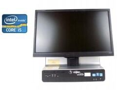 Моноблок Б-класс Viglen Omnino 4 / 22" (1920x1080) TN / Intel Core i5-650 (2 (4) ядра по 3.2 - 3.5 GHz) / 8 GB DDR3 / 500 GB HDD / Intel HD Graphics 3000 / DVD-ROM / Win 7