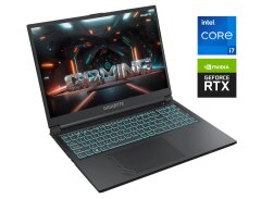 Игровой ноутбук Gigabyte G6 KF / 16" (1920x1200) IPS / Intel Core i7-13620H (10 (16) ядер по 3.6 - 4.9 GHz) / 16 GB DDR5 / 1000 GB SSD M.2 / nVidia GeForce RTX 4060, 8 GB GDDR6, 128-bit / WebCam / Win 11 Home